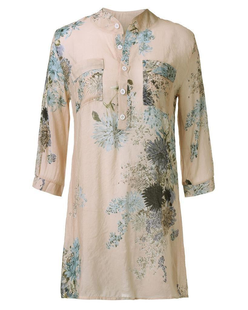 Vintage Dames Casual Losse Jurk Met Bloemenprint Met Tijdloze Charme Voor Alle Gelegenheden