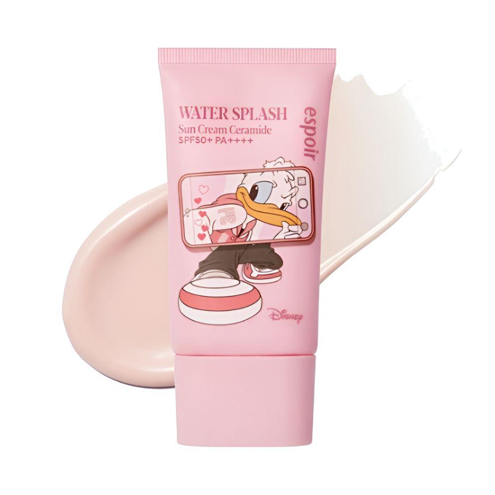 ESPOIR Disney Edition Water Splash Sunscreen Ceramide SPF50+ PA++++ Hydrating Sun Cream 60ml