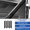 For Volkswagen Golf 7 2014-2015-2016-2017-2018-2019 Carbon Fiber Car Car Door Handle Decoration Sticker Trim Film Accessories