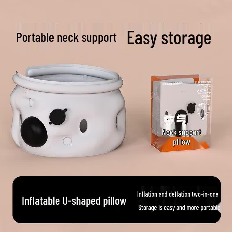 HEZHENG HZ-A3 Inflatable Neck Support Pillow CN plug (adapter included)