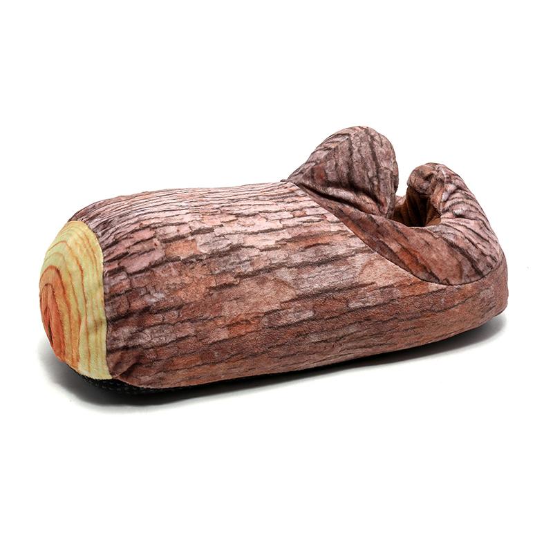 

Хлопковые тапочки для любителей теплой обуви, мужские и женские домашние плюшевые тапочки 45 темно-коричневого