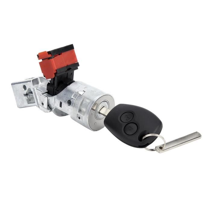 

AYNEFY Ensemble de commutateur de clé de contact 7701208408 8200214168 interrupteur à clé de démarreur d allumage en alliage