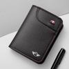 QNLT6 Car stickers Car Styling Wallet Driver License Business Card Holder Key Case For BMW Mini Cooper R50 R52 R53 R55 R56 R60 R61 F54