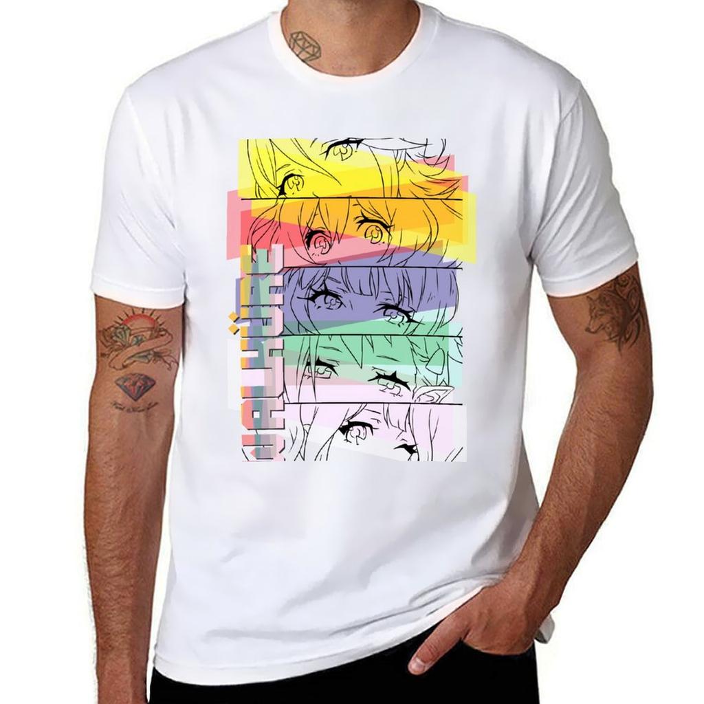 Walkure Eyes Design TShirt Plus Size Outdoor Casual Top