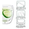 GOWTHHRT Double-Walled Glasses, 250ml, Set of 2, Double Walled, Insulates Hot and Cold Water, Condensation-Free, Mugs, Coffee Cups, Vacuum Cups, Heat-