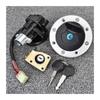 Motorcycle Key Cylinder Ignition Switch Fuel Gas Cap Seat Lock Key Set For Suzuki