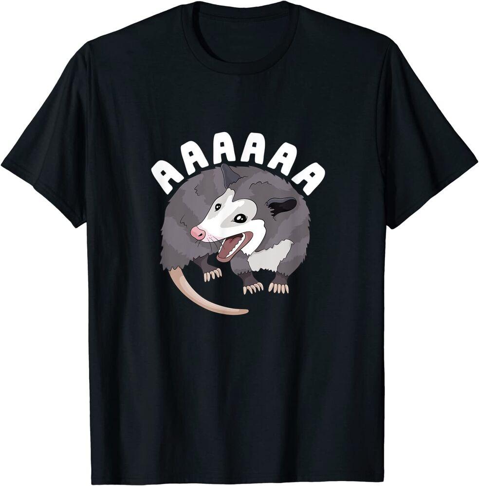 

Funny Dank Meme Aaaaaa Screaming Opossum Stressed Possum Футболка унісекс XXXXL
