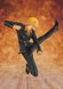 TAMASHII NATIONS Figuarts ZERO ONE PIECE Black Leg Sanji, approximately 130mm, ABS & PVC, painted, finished figure