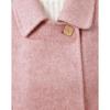 Women's Elegant Mid-Length Wool Blend Coat