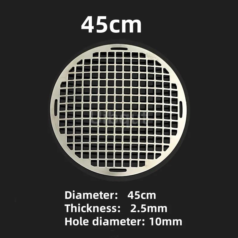 15 To 60cm Smooth Barbecue Round Cooling Baking Rack 304 Stainless Steel Wire Oven Grill  Sheet Circular BBQ Net Baking Grill
