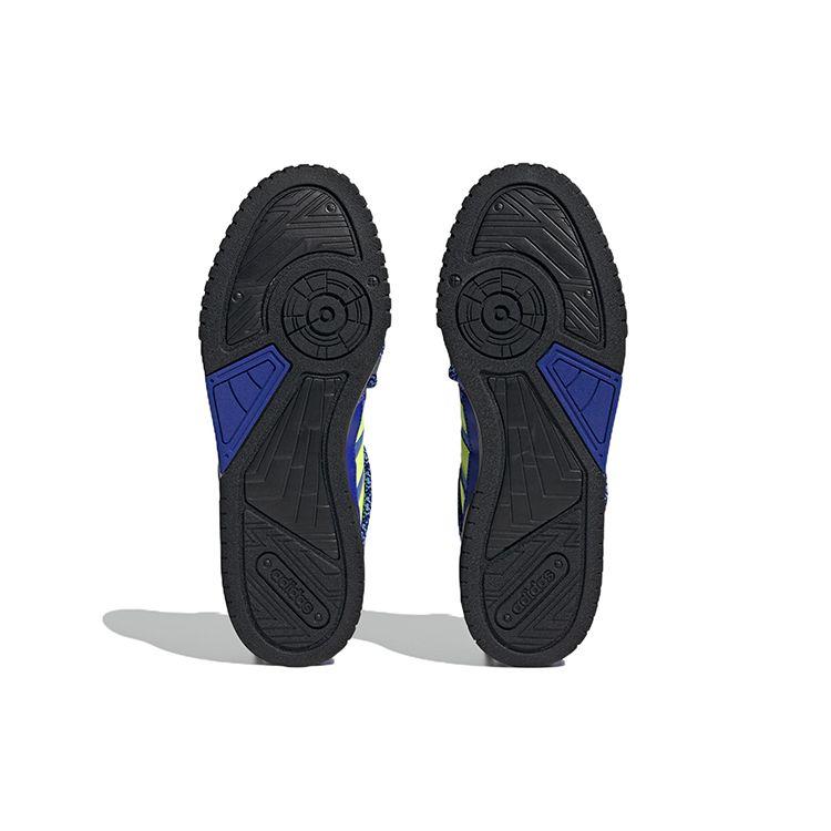 Adidas Neo D-Pad Trendy Casual Non-Slip Wear-Resistant Low-Top Skate Shoes Unisex Sneakers Blue Green Yellow HQ7057