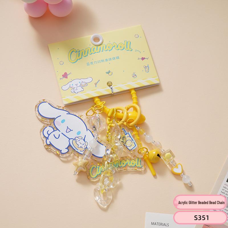 Sanrio Kuromi & Cinnamoroll Akrylowa Zawieszka do Torby Breloczek