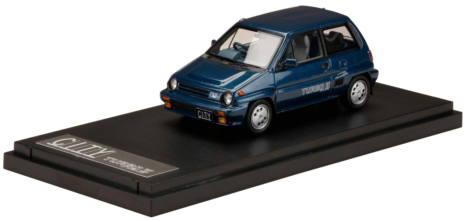 

MARK43 Scale Honda City Turbo II with Genuine Optional Tonic Blue Finished PM43139ABL 1/43 Wheels, Metallic, Model, синий