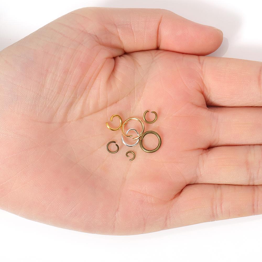 Handmade Single Loop Open Jump Ring for Jewelry and DIY Accessories
