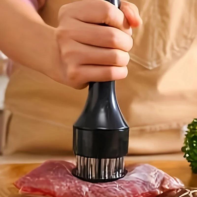 1pc Stainless Steel Tenderizer,Meat Product Loosening 16Needle,Tendon Breaking Needle,Ultra-sharp Tenderizing Knife Kitchen Tool