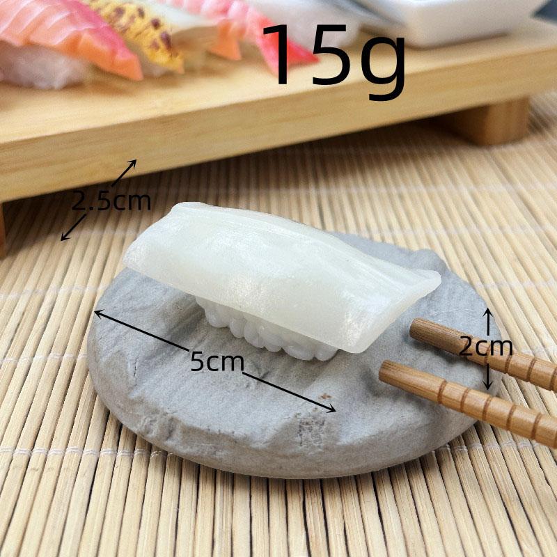 Symulacja 3d Model Sushi Zabawki do gotowania Japońskie jedzenie Sushi z łososiem Kulka ryżowa Symulacja Model jedzenia Rekwizyty wystawowe Brelok Biżuteria