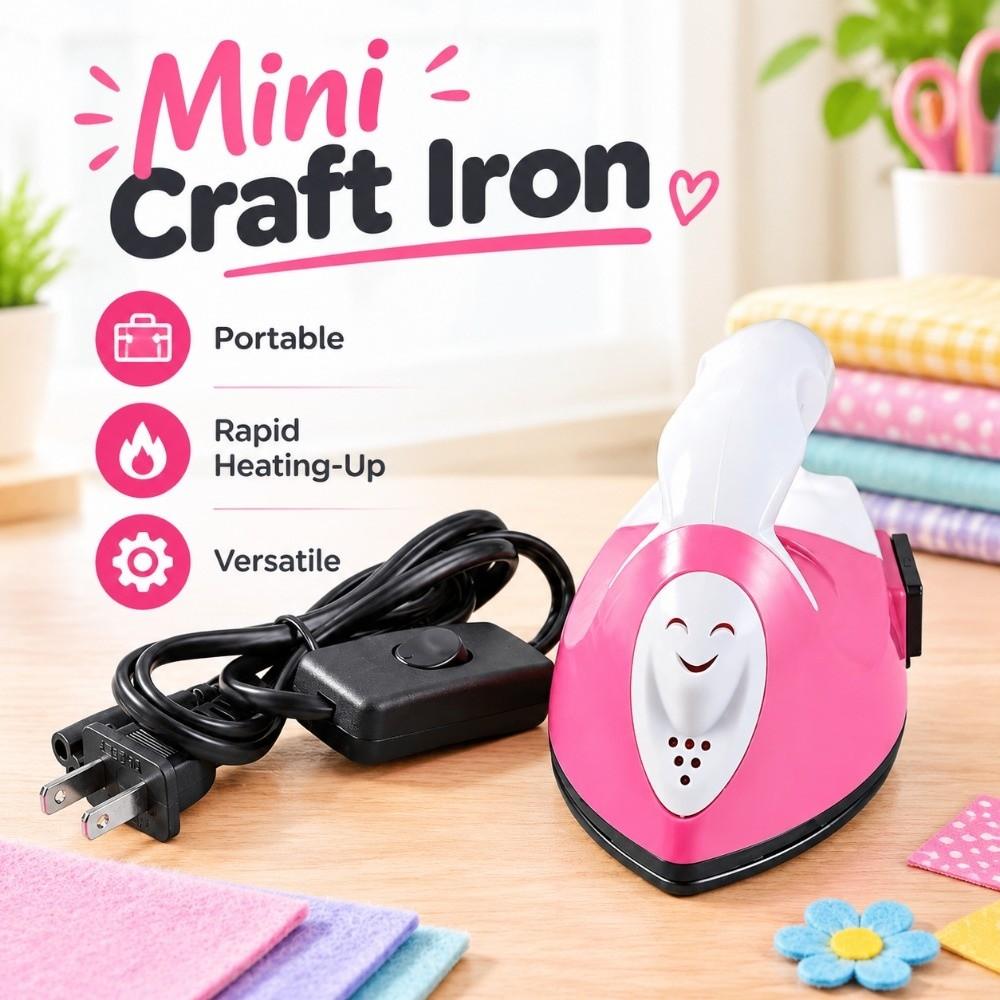 Handheld Fuse Beads Electric Iron Portable Heat Transfer Machine Heat Press  Clothes Ironing