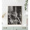 Modern Vintage Wall Art, Queen Portrait Humour Funny HD Canvas Printed Poster, Home Living Room Bedroom Decoration