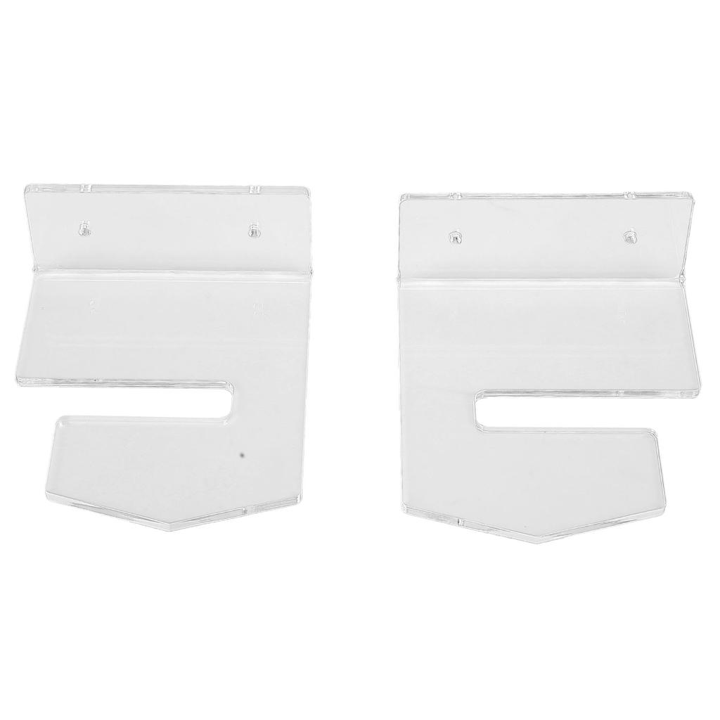 Väggmonteringsskena med skjutplatta Akryl Hållbar Skateboard Vägghängare för Hem