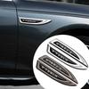 Autoaufkleber 2025 Neu Tesla 2 Stück Auto Karosserie Seitenflügel Abzeichen Kotflügel Metall Dekoration Aufkleber Emblem ZubehörFür Tesla Model 3 S