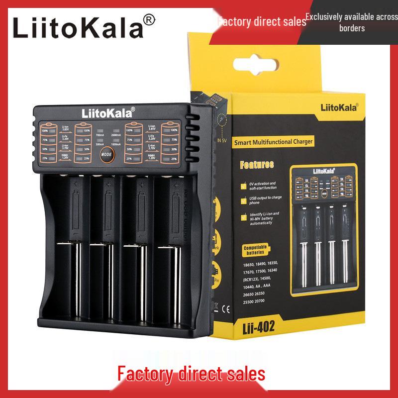 USB-зарядное устройство для литиевых аккумуляторов LiitoKala Lii-402