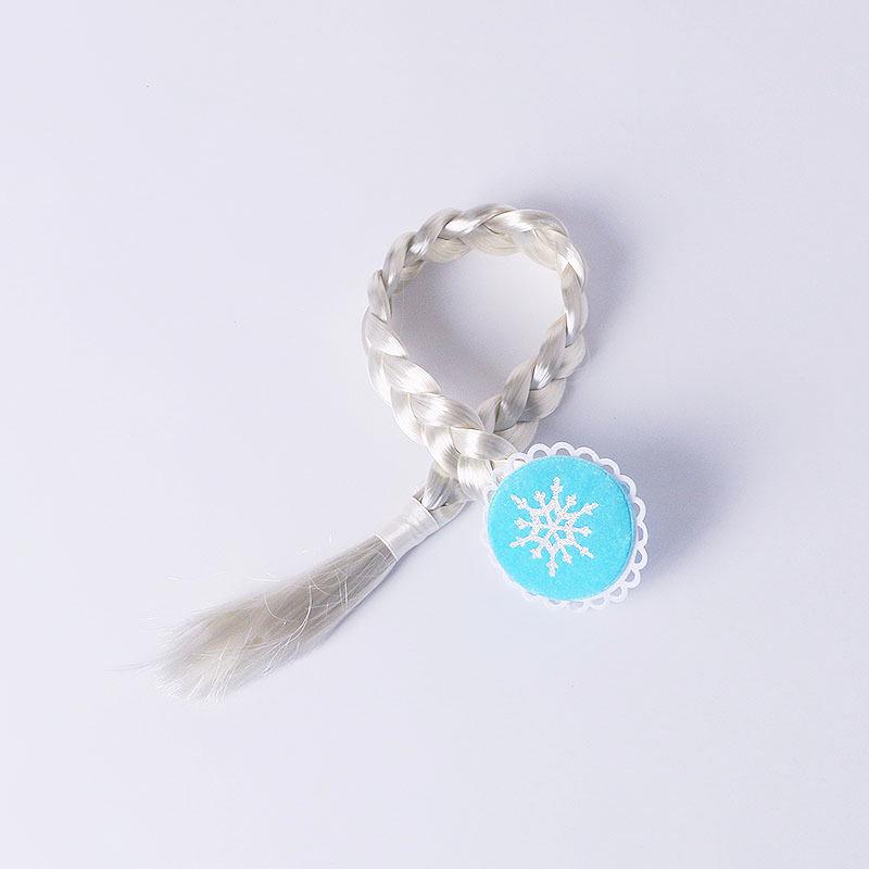 Elsa Princess Accessory Set: Crown, Wand, Gloves, Braids, Necklace, Bracelet, Earrings