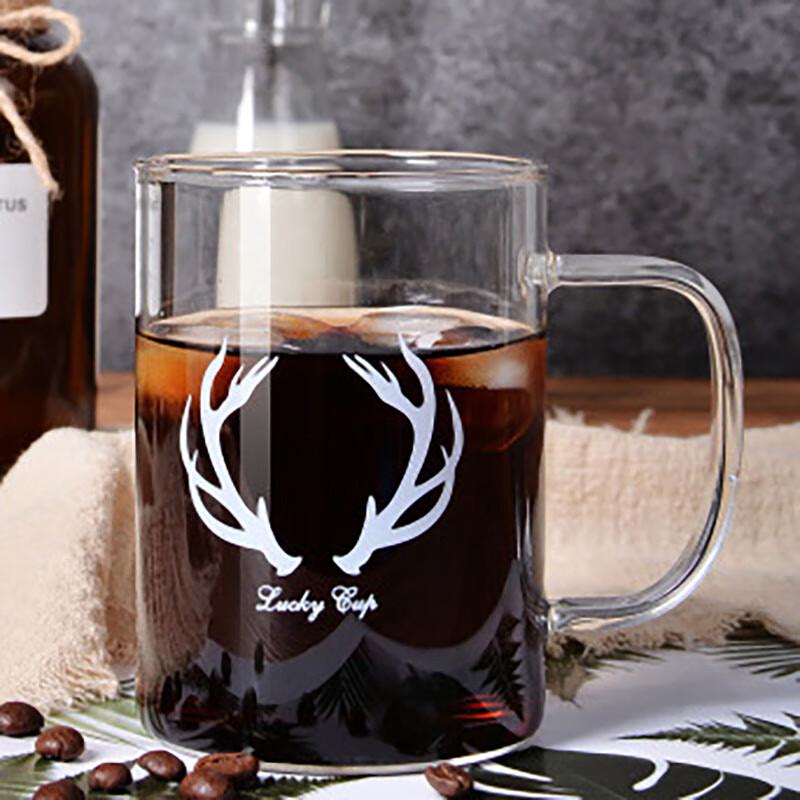 INS Nordic High Borosilicate Glass Breakfast Mug Set