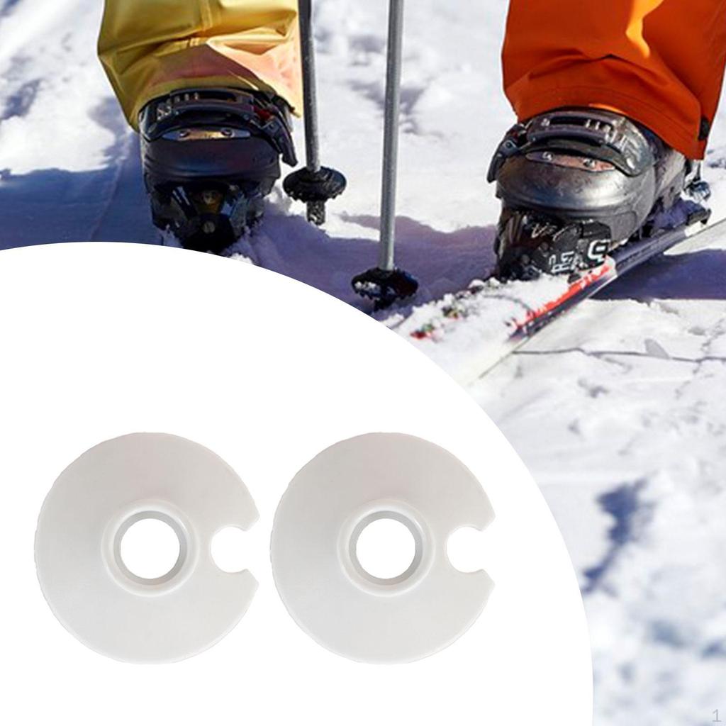 2 Stück Wanderstockteller Ersatzteil Skistockspitzen Zubehör Schwerlast Schnee und Schlamm