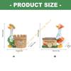Resin Fleshy Plant Pot Geese Planter Plant Flowerpot Ornament for Fleshy Plant Cactuses Container for Home Balcony 55KF