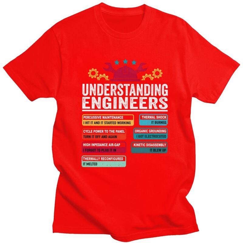 Custom Fashion Understanding Engineers Funny Engineering T Shirts Men Short Sleeve Tee 100 Cotton Oversized Tshirt Merch