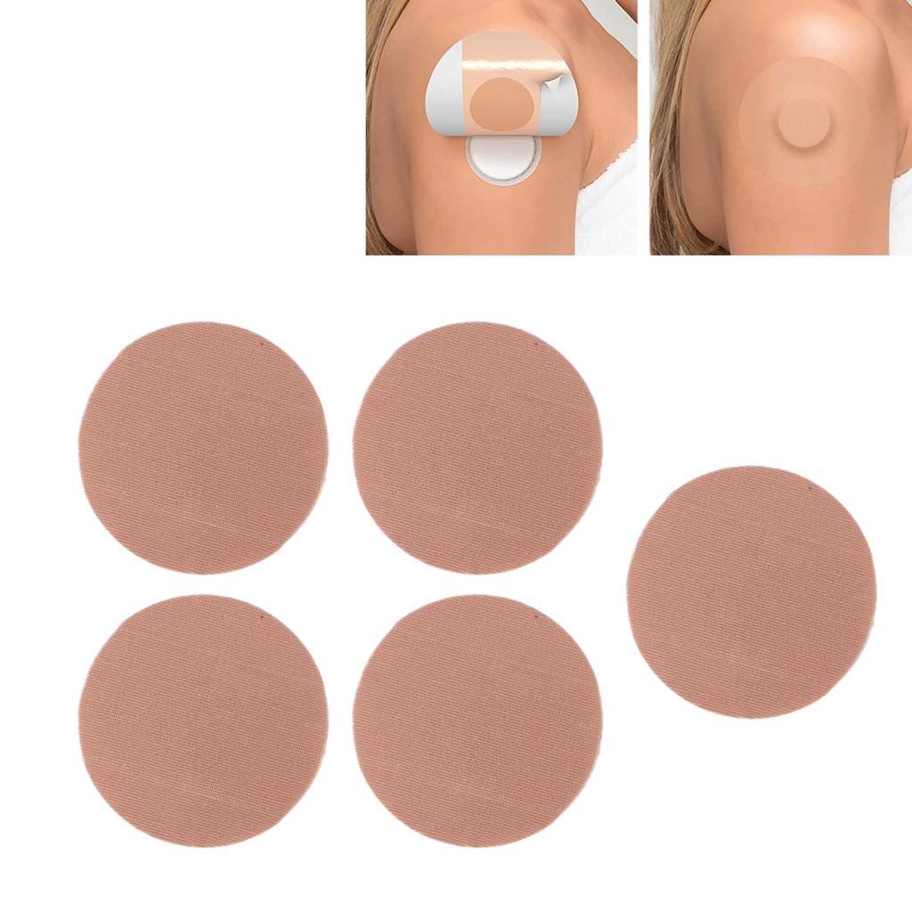5pcs Portable Adhesive Patch Falling Prevention Breathable Cotton Adhesive Cover for Sensor