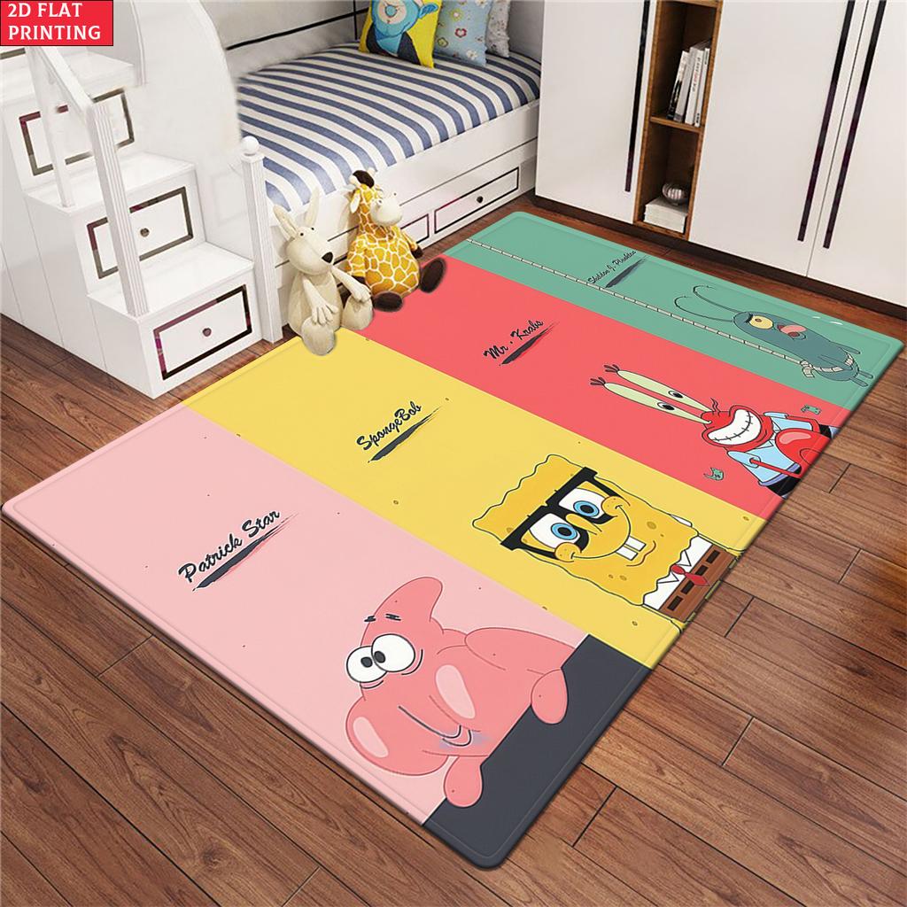Good partner print Large Room Carpet Non Slip Cartoon Kids Bedroom Living Room Floor Mat Home Decor Children's Play Carpet
