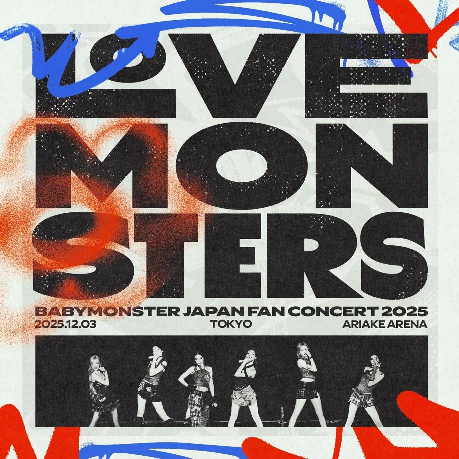 

PRE-ORDER BABYMONSTER LOVE MONSTERS JAPAN FAN CONCERT 2025 SEALED CD Blu-ray CD