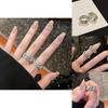 Sophisticated Copper Adjustable Ring With Eyecatching Colorful Zircon For Stylish Ladies