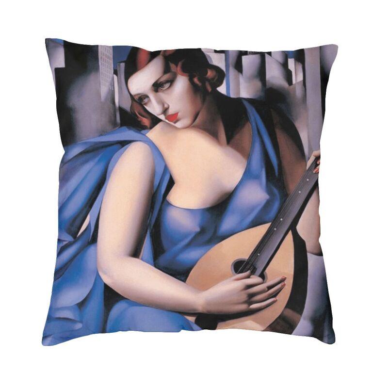 

Наволочка Tamara De Lempicka 45x45 см, диван для молодой леди с перчатками, современный чехол для подушки, автомобильная наволочка, уличная подушка 45x45cm 18x18in