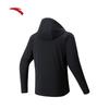 Anta Men's Water-Repellent Fleece-Lined Hooded Jacket