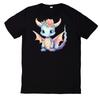T-Shirt Cute Baby Dragon Motif CottonWill Be Opened In a New Window or Tab
