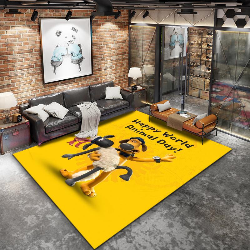 Shaun Carpet Rug for Living Room Bedroom Home Sofa Decoration,Kids play Nonslip Floor Mat
