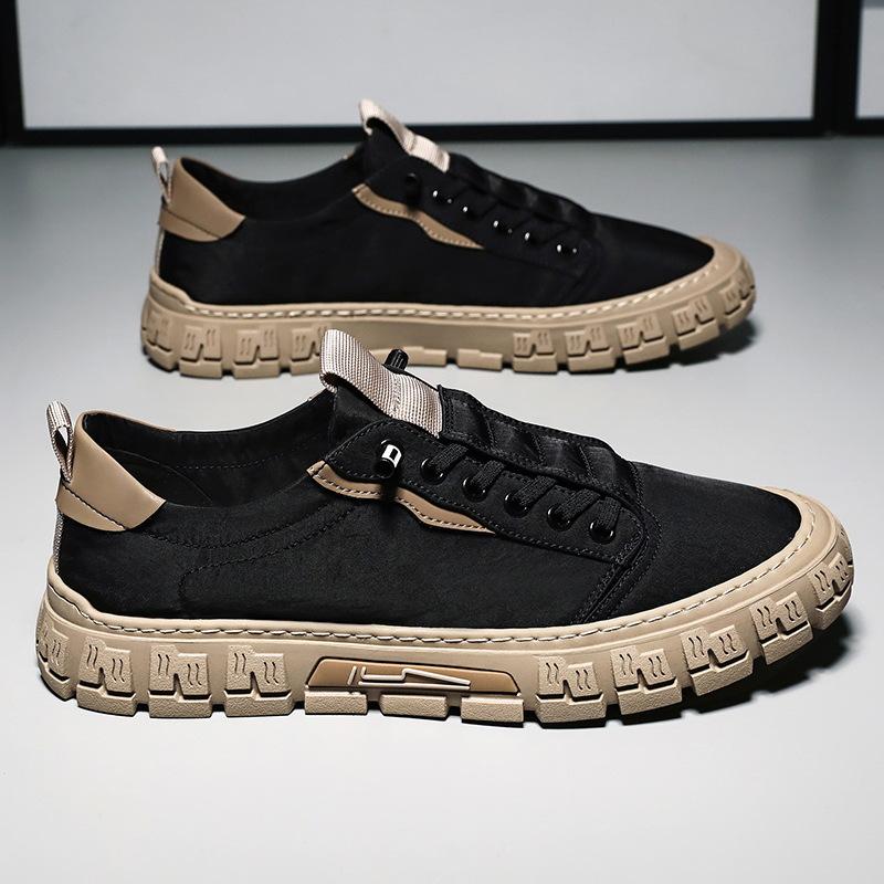 Men's new breathable sports casual shoes for spring autumn trendy versatile comfortable non tiring light men's board shoes