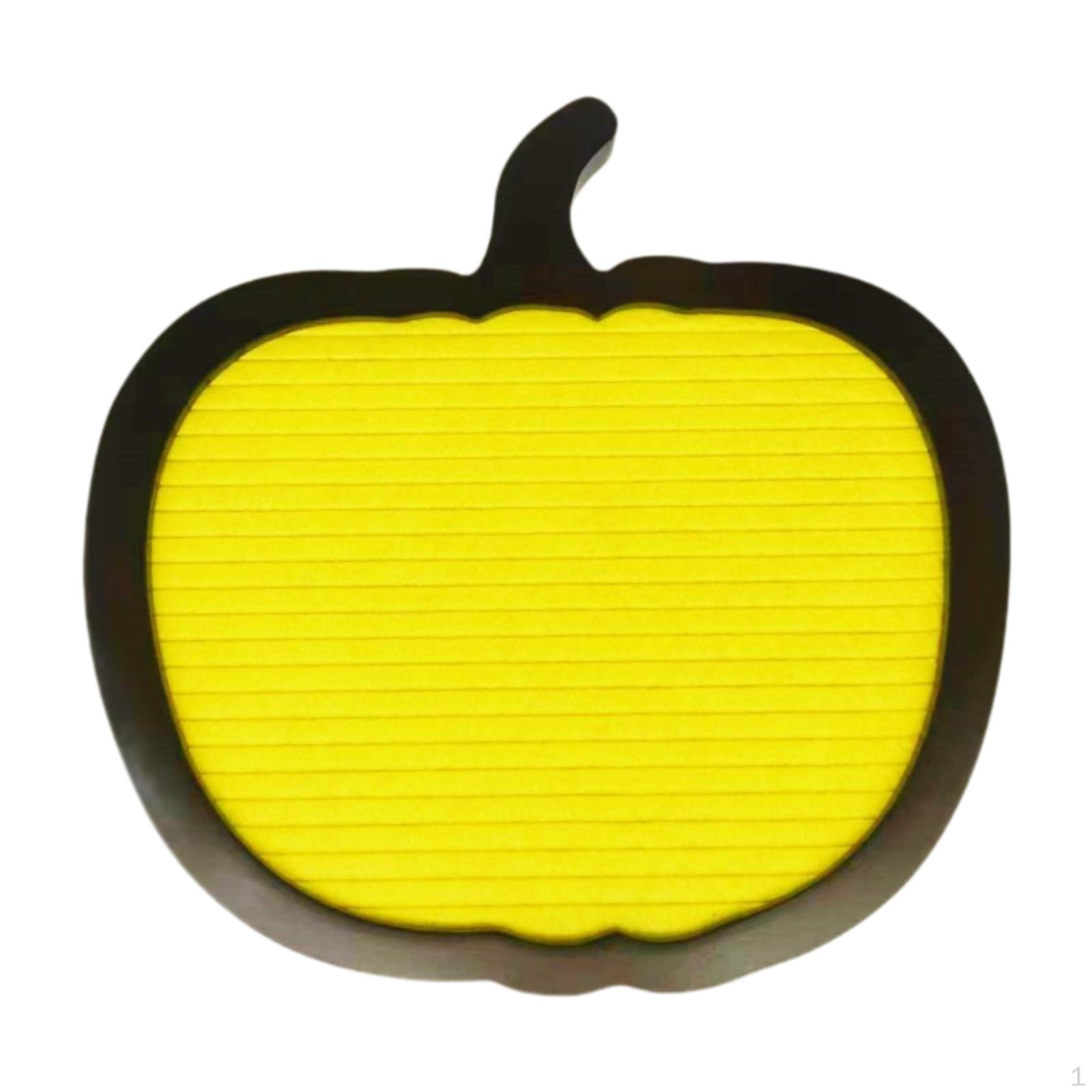 

Letter Board, Felt Message Display for Halloween Events And Home жовтий