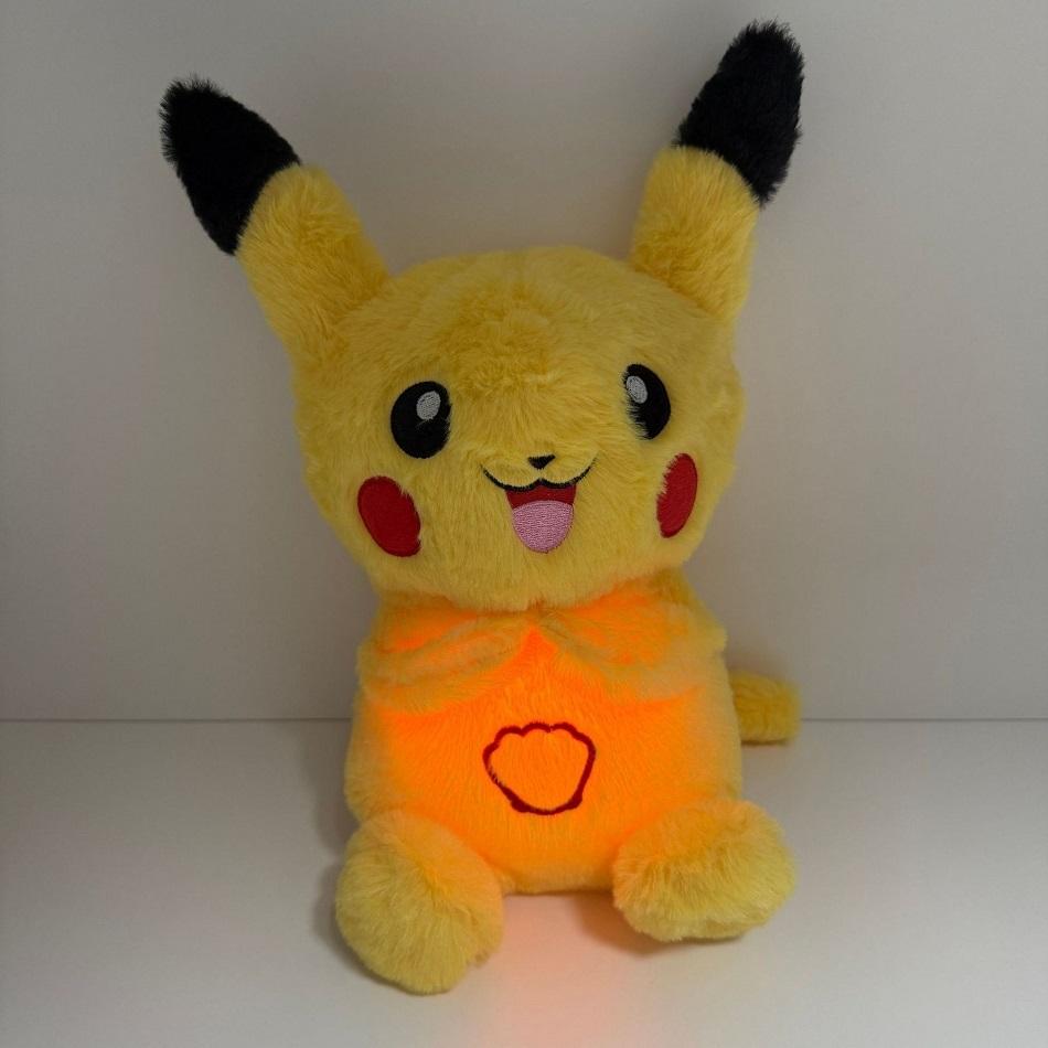 

Latest Pokmon Mewtwo Pikachu Plush Dolls Breath Child Peluche Kawaii Soothes Plaything Anime Baby Music Light Sleep Toys Kid Gifts 36x16x15