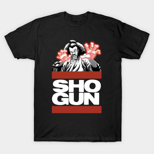 

Men Black Print T-shirt The Baddest Shogun No-Cut Transfer Paper Print Cotton Tshirt XL чорний
