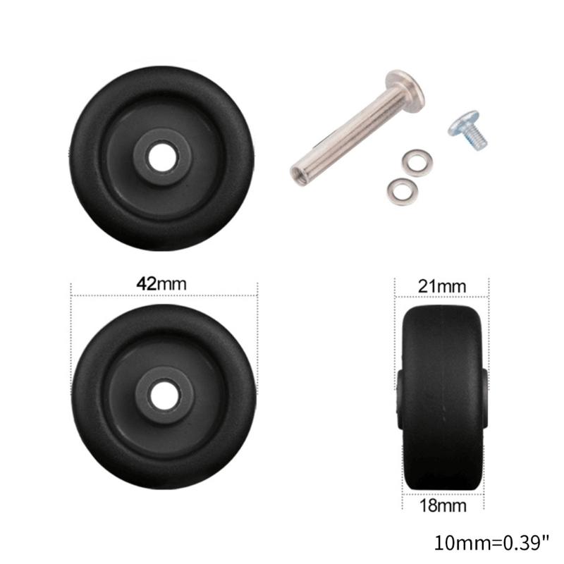 Mute Luggage Suitcase Replacement Wheels Wear-Resistant Suitcase Wheels Luggage Suitcase Wheels Suitcase Spinner Wheels