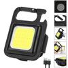 Small LED COB Light Corkscrew Mini LED Flashlight Work Light Rechargeable Flashlight for Outdoor Camping Supplies