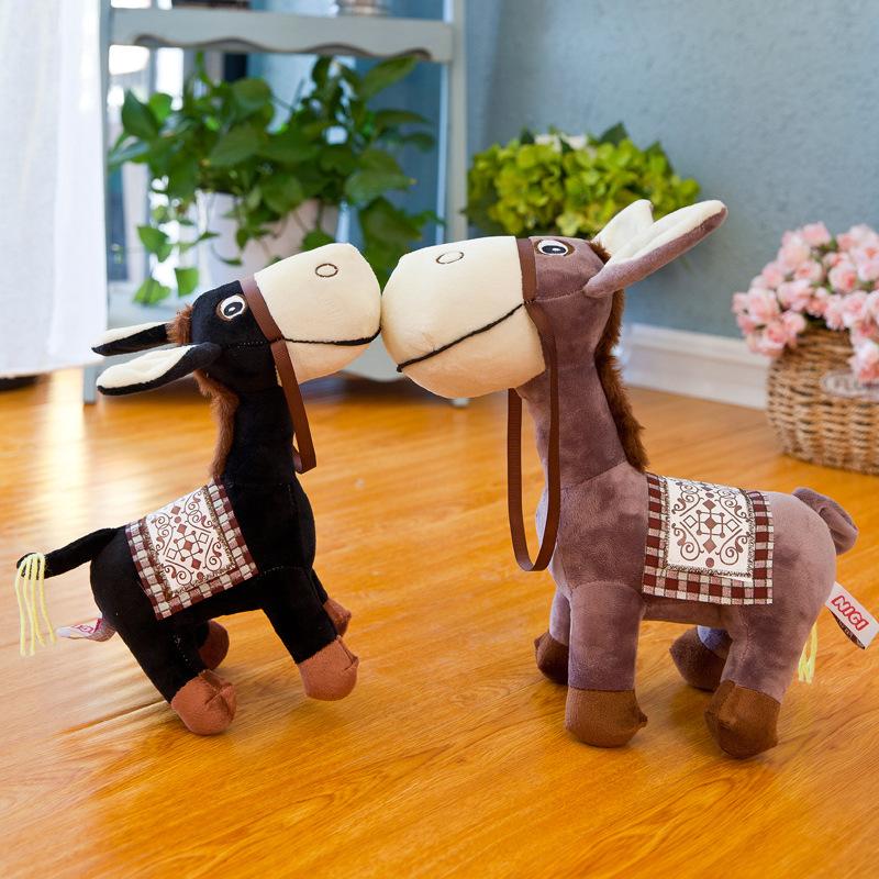 Children's Toys Go To the Market Donkey Plush Toy Avanti Little Donkey Cute Dumbfounded Donkey Claw Machine Doll Gift