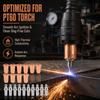 20pcs 0.9mm 1.0mm 1.1mm Plasma Nozzle Kit 0.6mm Orifice Plasma Torch Consumables  For Plasma Torch
