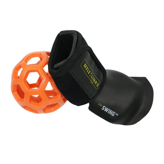 

1 Набор Тренажер для гольф-свинга с браслетом на запястье, полым мячом, тренажер для угла гольф-свинга, корректор осанки рук для гольфа оранжевый