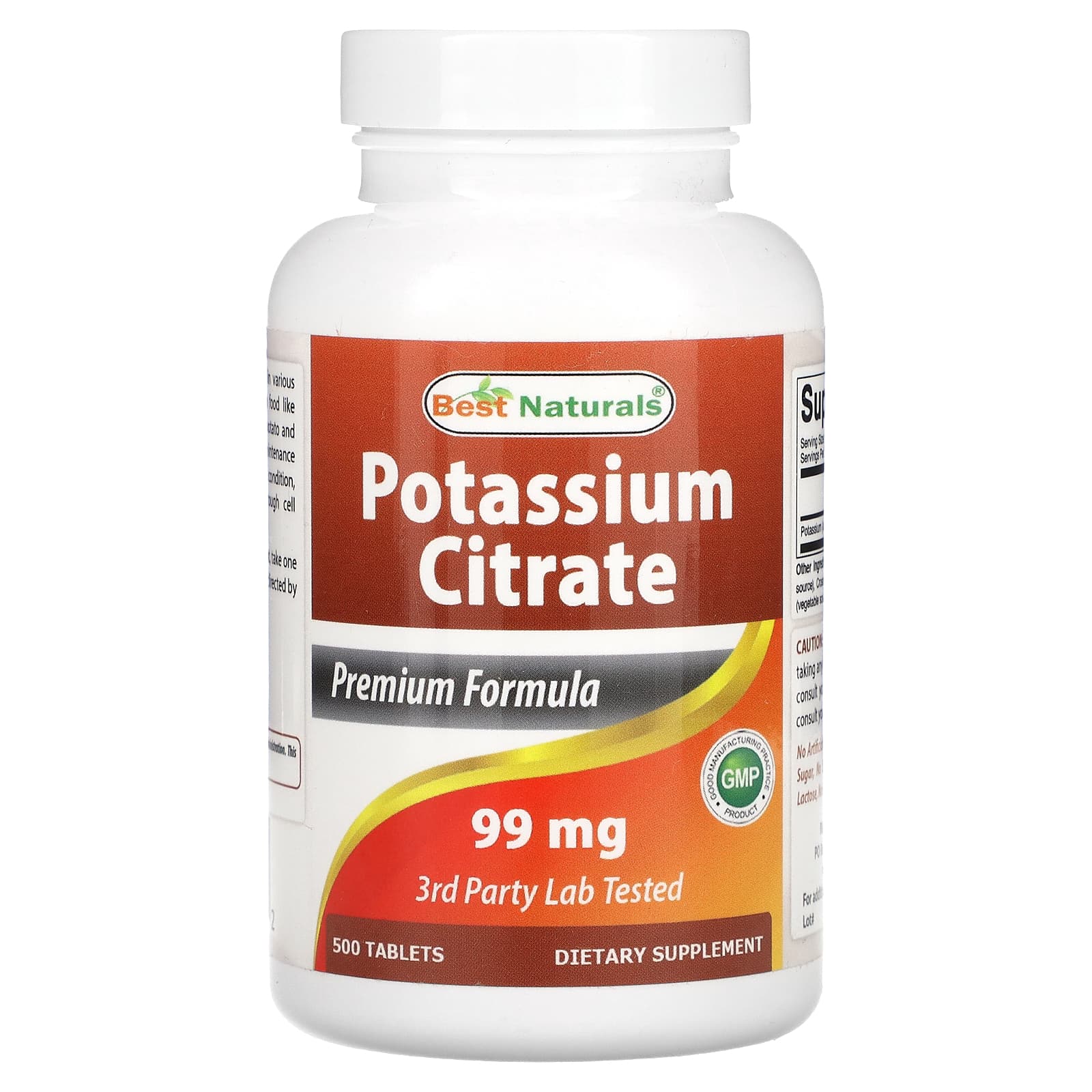 

Potassium Citrate, 99Mg, 500 Tablets