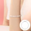 [Rosemont] Silver Pearl Tangle Bracelet Ra25B27J