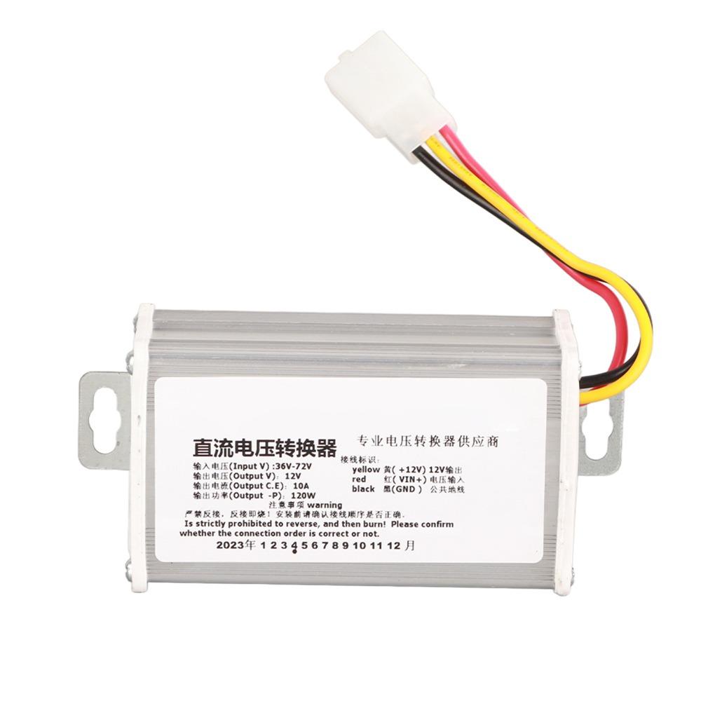 36V-72V Input DC Converter 10A Current 120W Power Voltage Transformer 12V Output Electric Scooter Converter LED Lighting